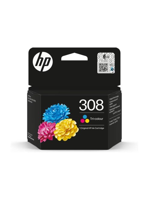 HP 308 háromszínű eredeti tintapatron (7FP20UE)